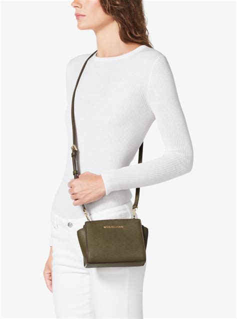 michael kors selma mini schwarz|michael kors selma mini crossbody.